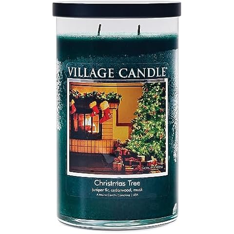 Village Candle Christmas Tree Candle 19oz Cover