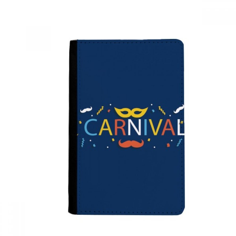Beard Head Happy Carnival Of Venice Passport Holder Notecase Burse Wallet Cover Card Purse