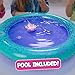 Fingerlings Interactive Baby Axolotl with Inflatable Pool, Alix, Swims and Lights Up in Water, Rainbow Lights Tell Your Mood (Ages 5+)