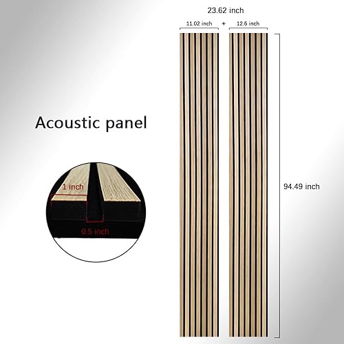 Miniatura 3 de Absorción de sonido 3D acanalada  Paneles decorativos insonorizados  Paneles de pared de listones de madera acústica  Paneles de pared insonorizados