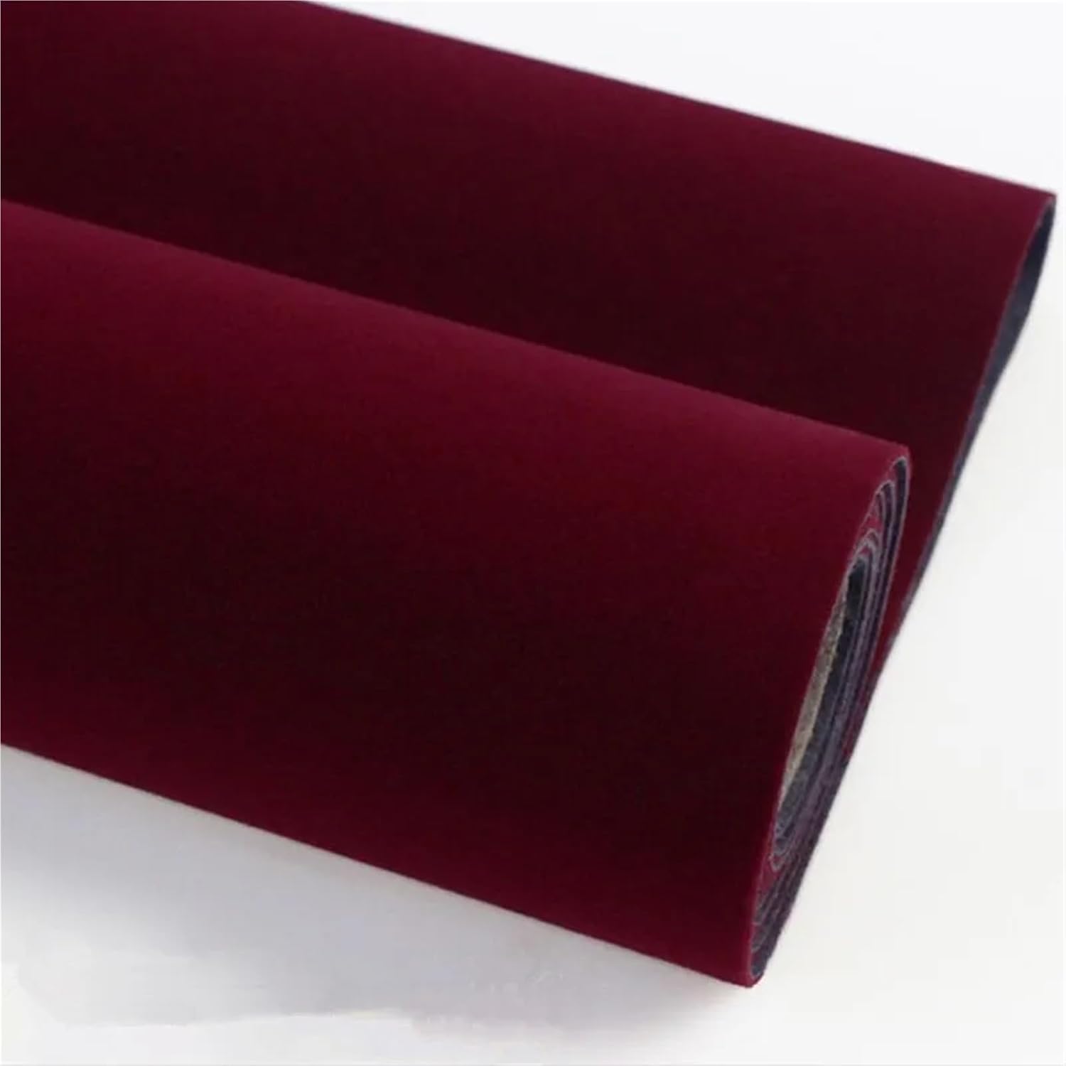 Zamszowa tkanina na podsufitkę, Tkanina na podsufitkę samochodową DIY Samoprzylepny flokowany aksamit 45 cm x (1-10) m(03,45cm x 3m)