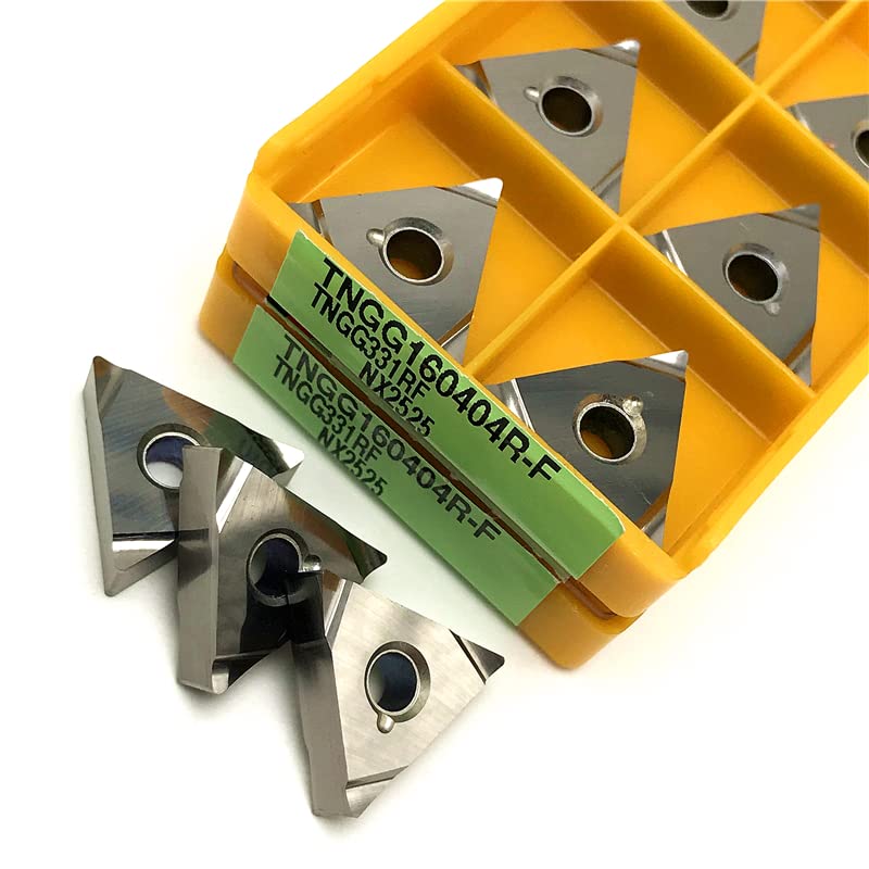 Lathe Tools 10pcsTNGG160404R-F NX2525 Cermet Insertos CNC miniatura 2