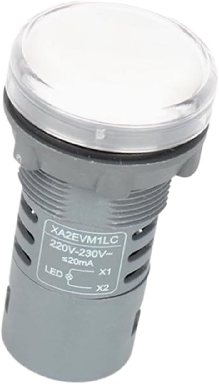 Indicator Light XA2EVM1LC White for Industrial Automation to Provide Visual Signal Display