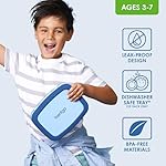 Bentgo Kids Bento-Style 5-Compartment Leak-Proof Lunch Box - Ideal Portion Sizes for Ages 3 to 7 - Durable, Drop-Proof, Dishwasher Safe, BPA-Free, & Made with Food-Safe Materials (Blue) - Image 3