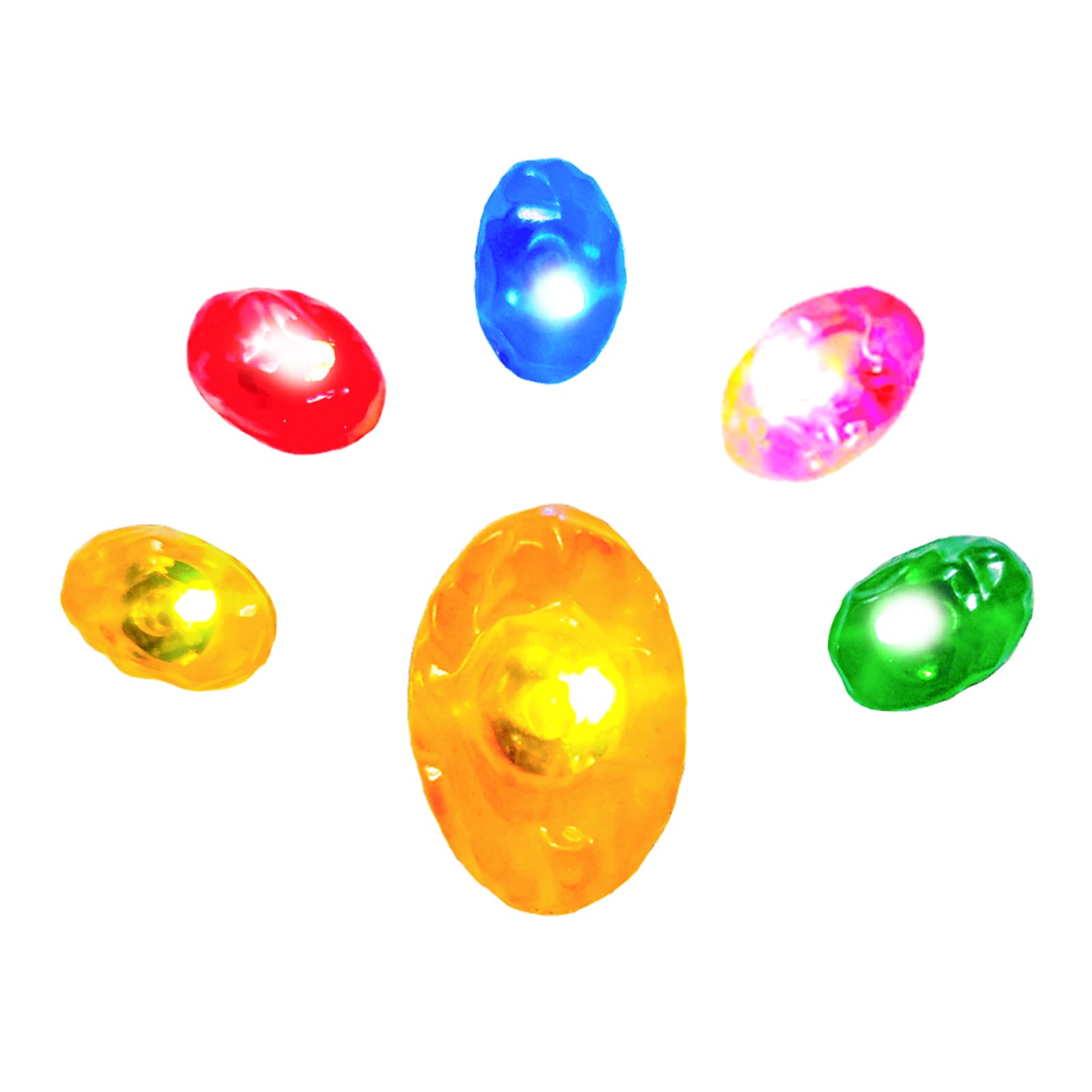 6PCS LED Infinity Gauntlet Replacement Gems