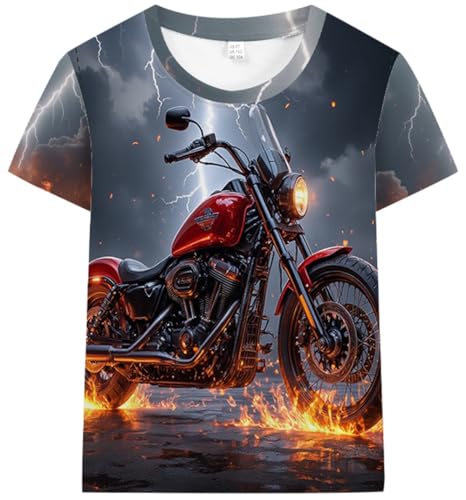 Image of Boys 4th of July Shirt American Flag Tshirt for Kids USA Flag Outfits Toddler Patriotic Tee Monster Truck Top T-Shirt 3-10T