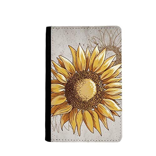 Voyage housse portefeuille case motif tournesol aux finitions de précision