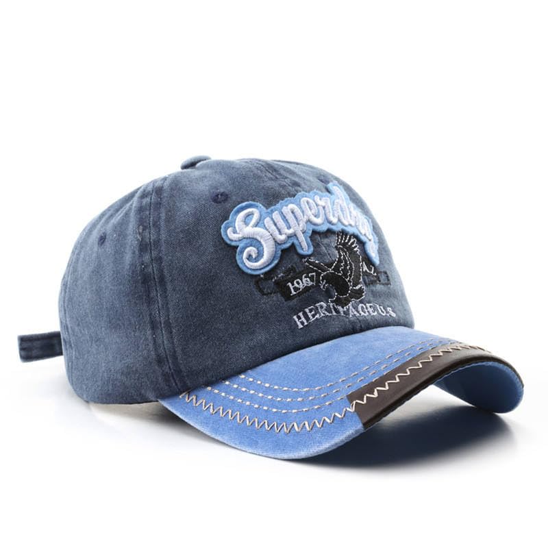Washed Cotton Baseball Cap for Men & Women-picture-31