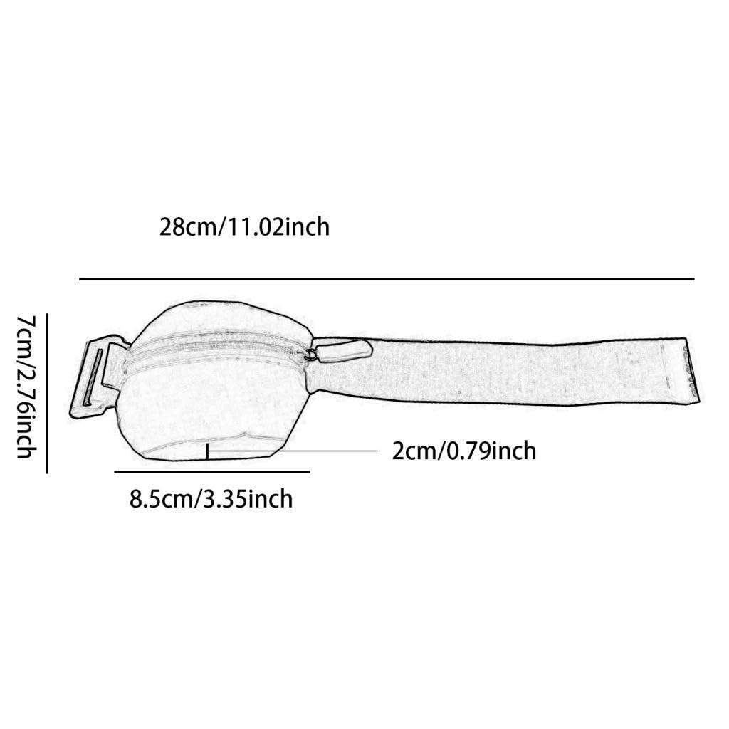 Oshhni Bracelet de Bracelet Sportif pour Les Hommes Portefeuille de Poignet étanche avec Fermeture éclair pour Le Cyclisme de Fitness, Noir