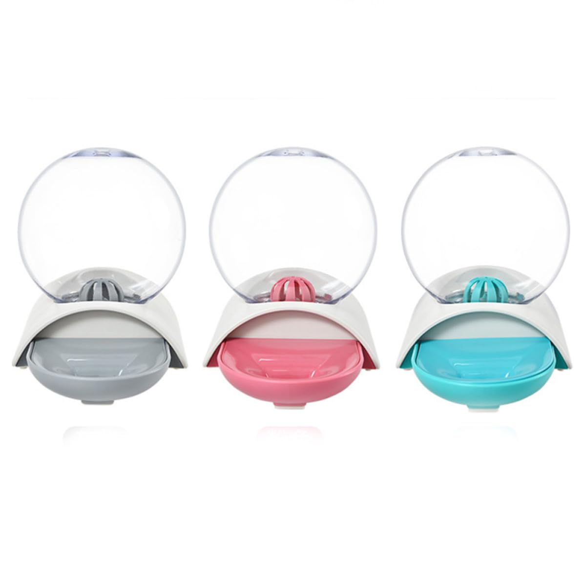 VILLCASE Automatischer Wasserspender für Haustiere Automatische Katzentränke 2,8 Liter Abs/acryl Transparent für Hunde und Katzen für Zuhause und Draußen