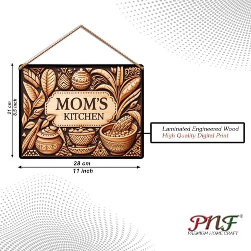 Image of pnf Poster And Frames Quotes Printed Wooden Wall Door Sign Hangings | Home Decoration Item | For Living Room, Kitchen Door | Best Gifting Option 1221