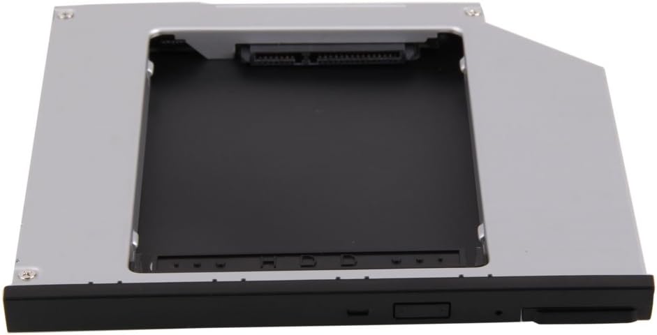 Micromall Laptop 2nd Sata to Sata HDD Frame Hard Drive Cover Caddy for Dell E6420 E6520 E6320 E6430 E6530 E6330 Silver Black
