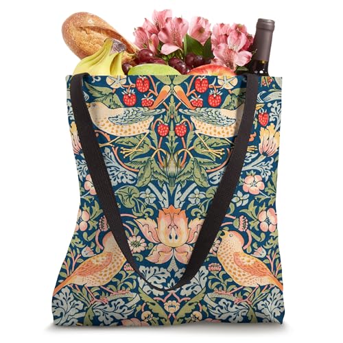 Bolso Tote William Morris - Strawberry Thief (Art Nouveau) miniatura 4