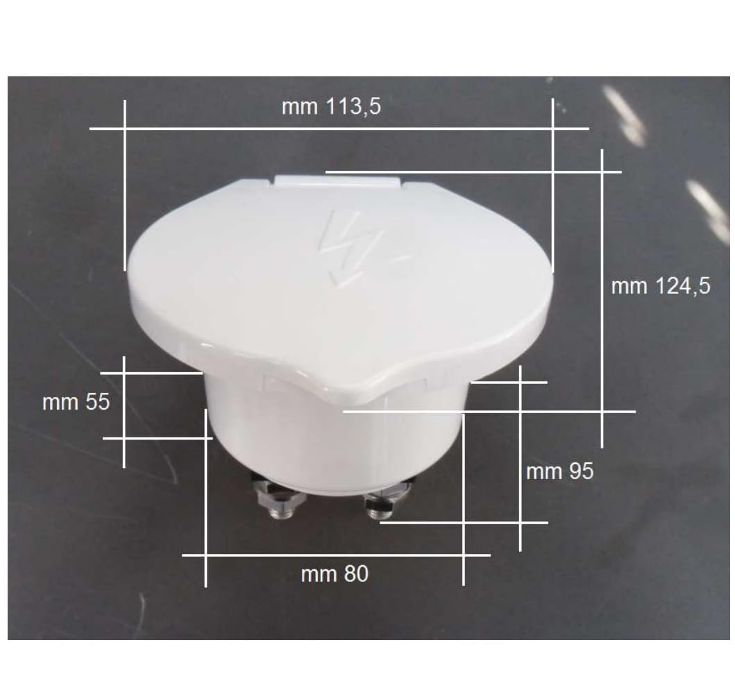 Osculati Staccabatteria Heavy Duty Bianco (Heavy Duty Marine Battery Switch White)