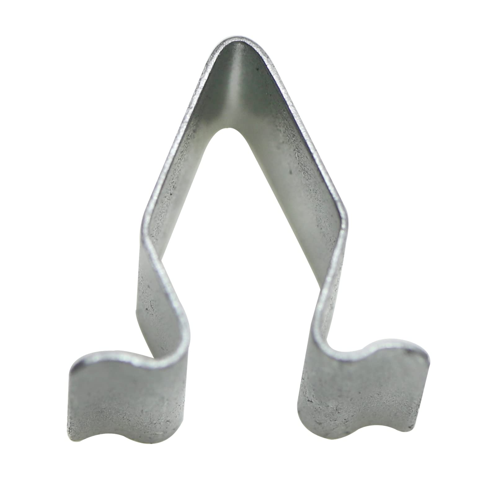 Woodzdon 30Pcs Zinc Metal Trim Moulding Clip, 15.5mm Width, 16mm