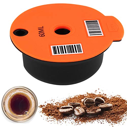Cpsulas de Caf Recargables para Bosch-s Tassimo, Filtro Reutilizable de Caf con Cdigo de Barras Legible