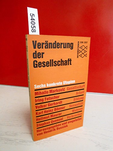 Veränderung der Gesellschaft