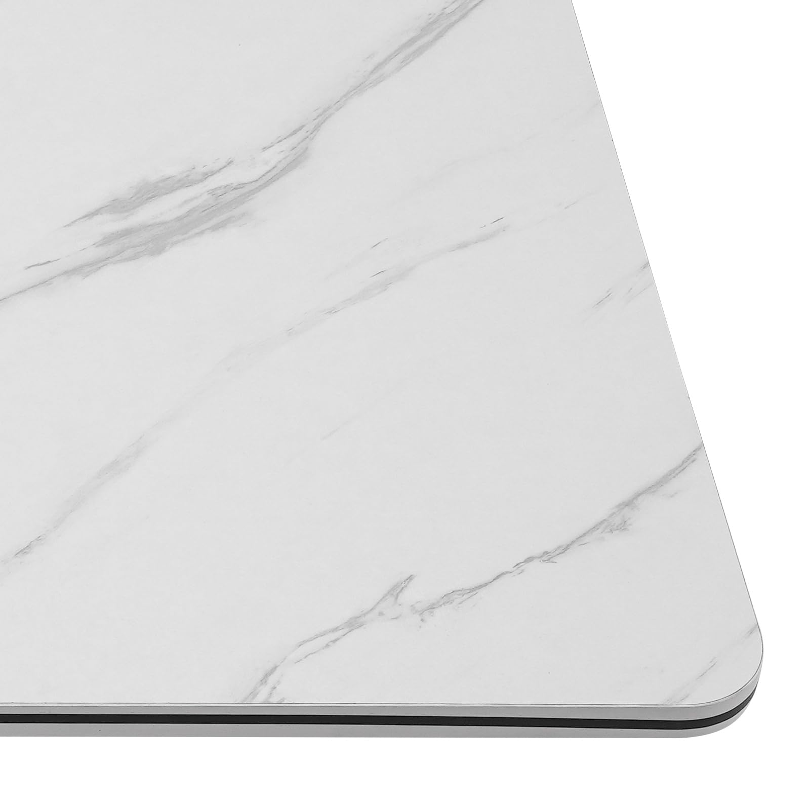 Tavolo pieghevole da parete 80x50cm bianco, struttura MDF e metallo con collegamento pop-up, salvaspazio per ufficio, casa e studio