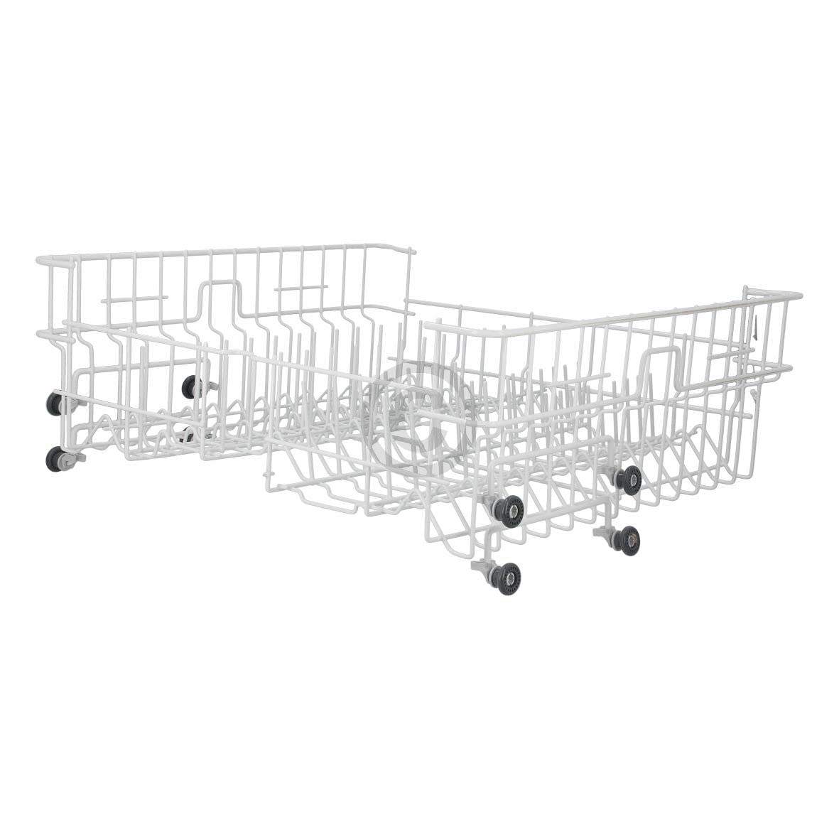 Geschirrkorb oben kompatibel/Ersatz wie beko 1751307400 Oberkorb für die Spülmaschine Geschirrkorb komplett mit Klappstachelreihe und Korbrollen
