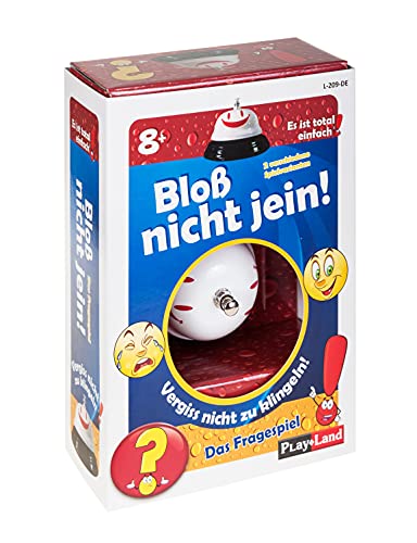 Bloß Nicht jein! Das Fragespiel für Erwachsene und Kinder, Coole und witzige Fragen für Familie und Freunde, Geschenkidee für Geburtstag Cover