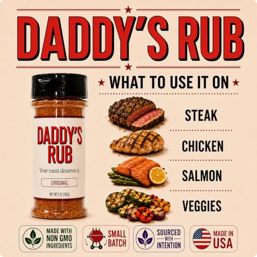 Image of Daddy's Rub Original All-Purpose BBQ Seasoning Blend, 5oz (Pack of 1)