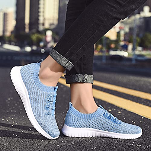 Chaussures de marche femmes légères konhill et baskets confortables slip on