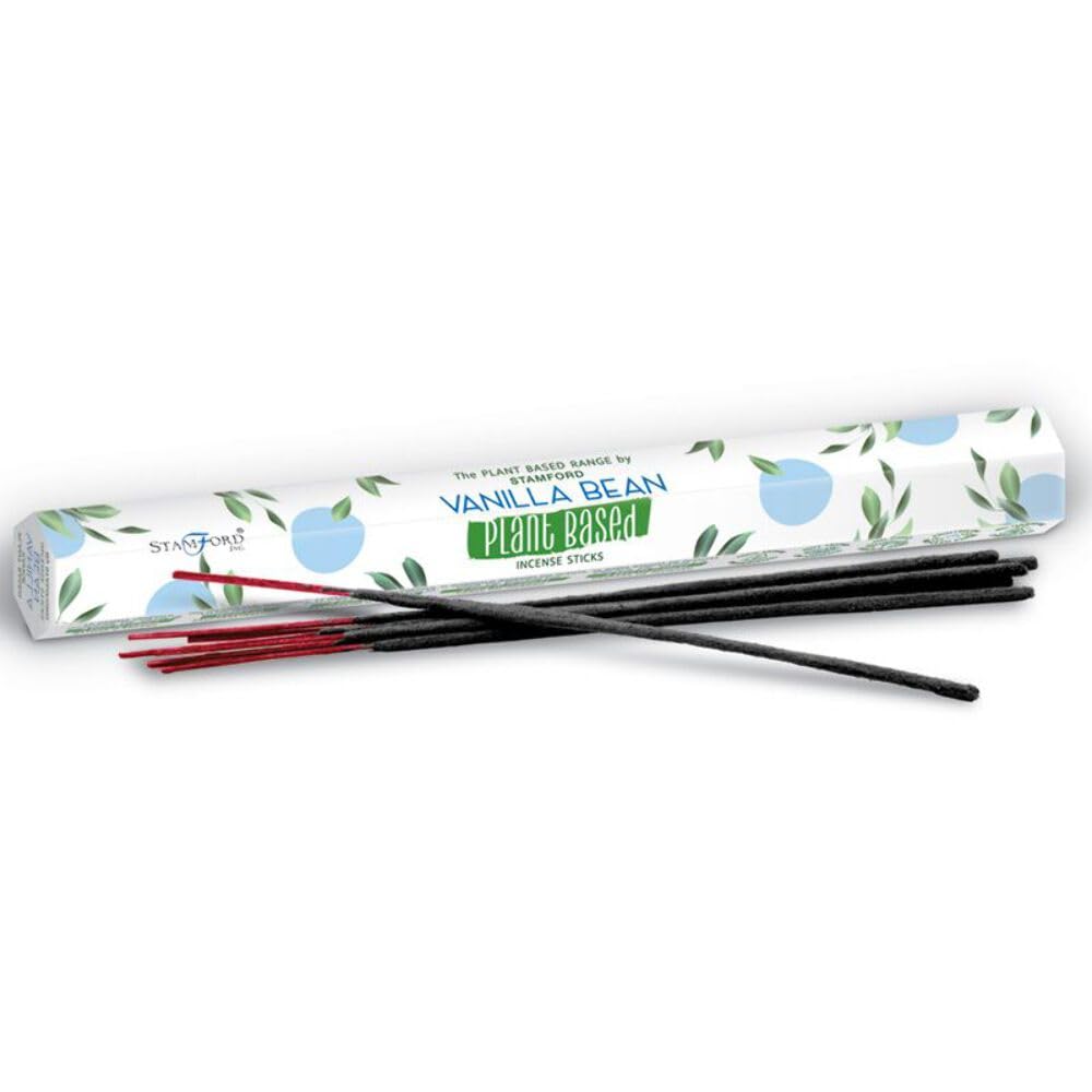 6x Premium Plant Based Stamford Hex Incense Sticks - Vanilla Bean - Incence Sticks & Cones