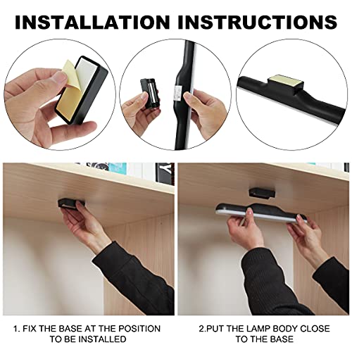 Muross Dimmable Touch Light Bar Wall Reading Light Stick On Bunk Bed Lamp Wall Mounted Lamp 3 Color Reading Lamp LED USB Rechargeable Bar Lights wtih Built-in 2300mAh Battery Stick Magnet Mount for Ca - Cosy Home Interiors Muross Dimmable Touch Light Bar Wall Reading Light Stick On Bunk Bed Lamp Wall Mounted Lamp 3 Color Reading Lamp LED USB Rechargeable Bar Lights wtih Built-in 2300mAh Battery Stick Magnet Mount for Ca - Image 4