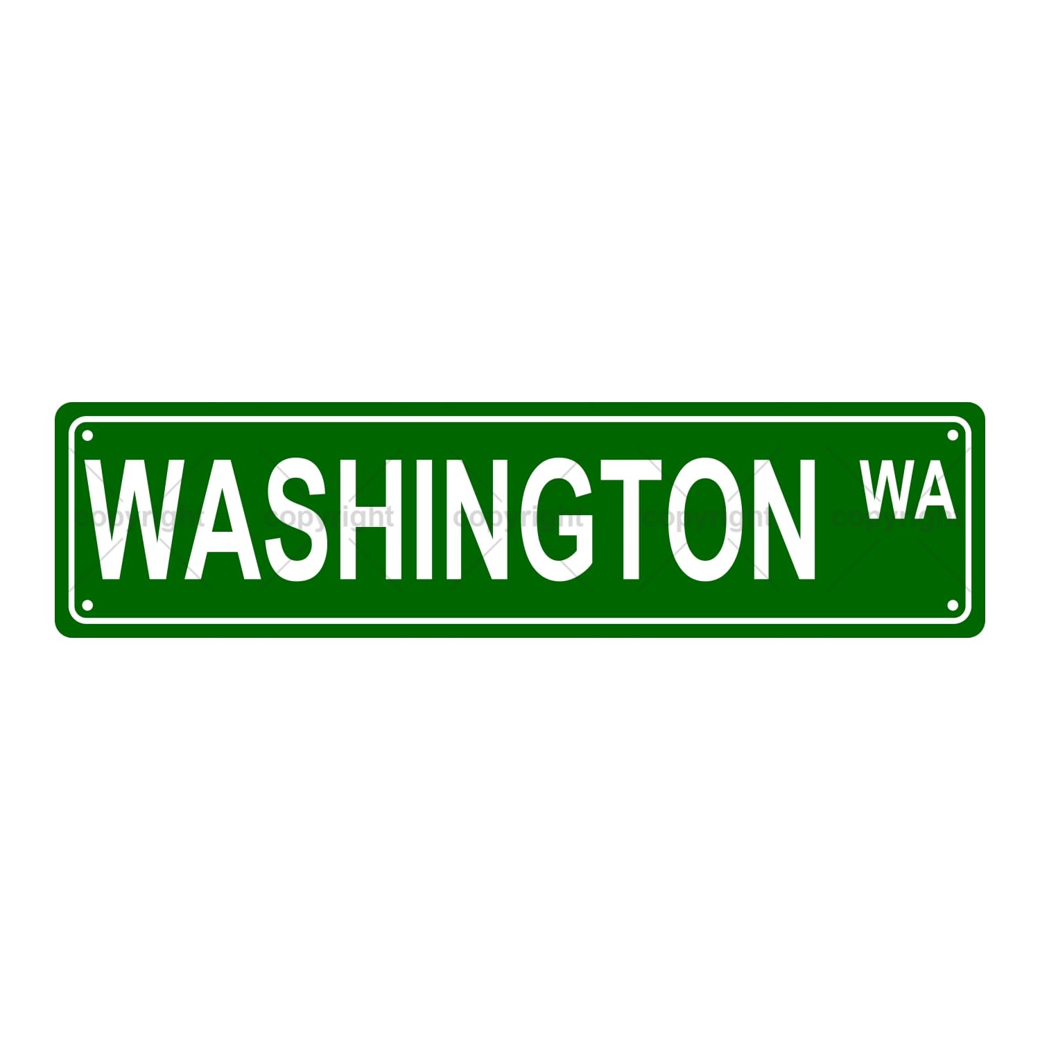 Washington Wa American States and Territories Metal Tin Street Sign Bar Cafe Garage Cave Home Room Wall Bathroom Farmhouse Garden Porch Patio Decor,4x16 Inch