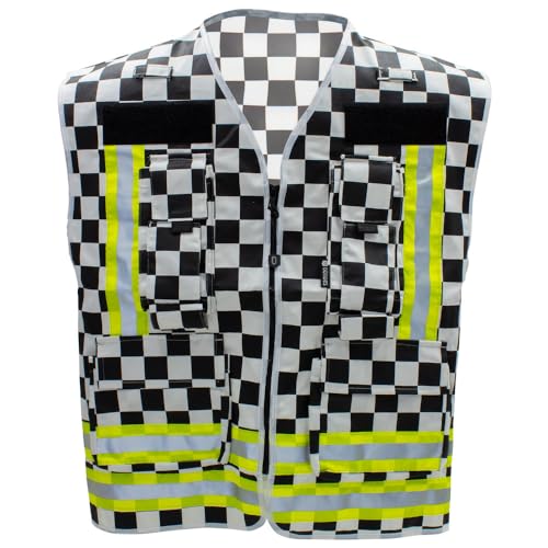 Dönges Kennzeichnungsweste, Schwarz Weiß (Führungskräfte Warnweste Funktionsweste Einsatzleiter Einsatzabschnittsleiter Zugführer Gruppenführer Atemschutz Atemschutzüberwachung Fachberater Presse)