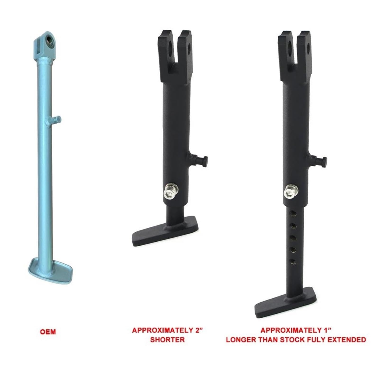 Rivestimenti Laterali Moto Cavalletto Regolabile Supporto Laterale del Supporto del Basamento Cavalletto Laterale per CBR600RR 2007-2023 2024 2025 CBR 600RR