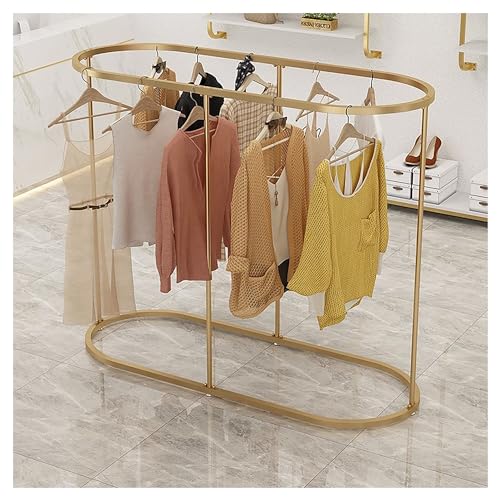 SBCGFY Perchero Independiente - Exhibidor de Barras Colgantes de Metal para boutiques de Ropa, dormitorios y pasillos - Perchero de pie para una organización Elegante,