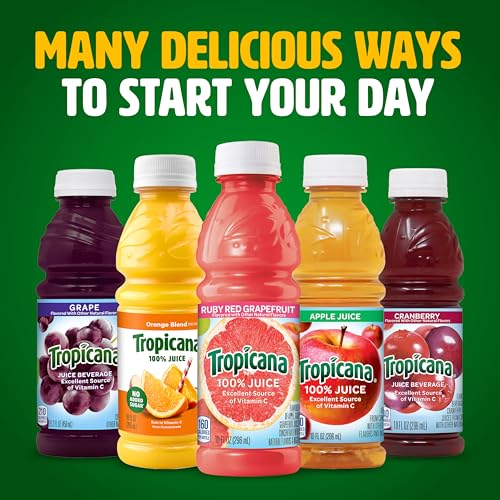 Image of Tropicana Ruby Red Grapefruit Juice, 10 Ounce (Pack of 24)