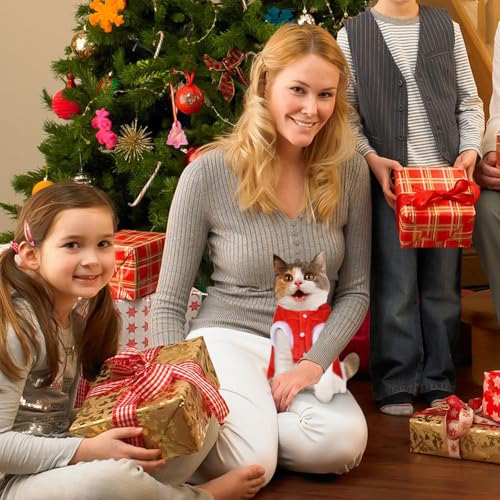 Hunde Weihnachtskostüm, Hundekostüm Weihnachten, Christbaum Hundemantel für Kleine Mittel Große Hundebekleidung Weihnachtsmütze, Weihnachtsbaum Kostüm für Hunde, Weihnachtspullover Haustier Hoodie