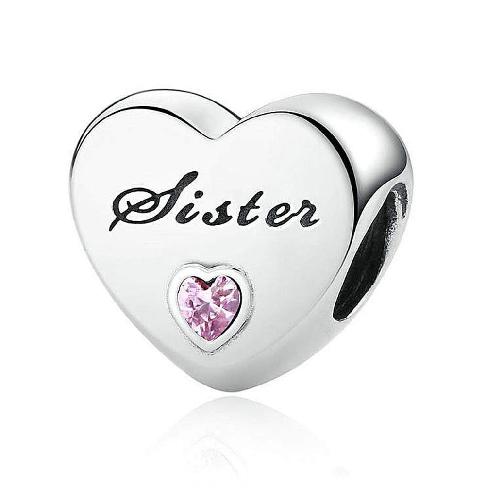Heart Charm Fit Pandora Bracelets 