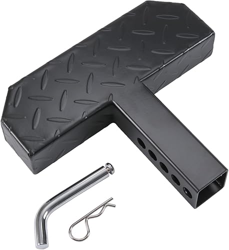 DICMIC Protector de parachoques de remolque antideslizante y óxido para la mayoría de automóviles, SUV, camionetas, con pin para receptor de 2