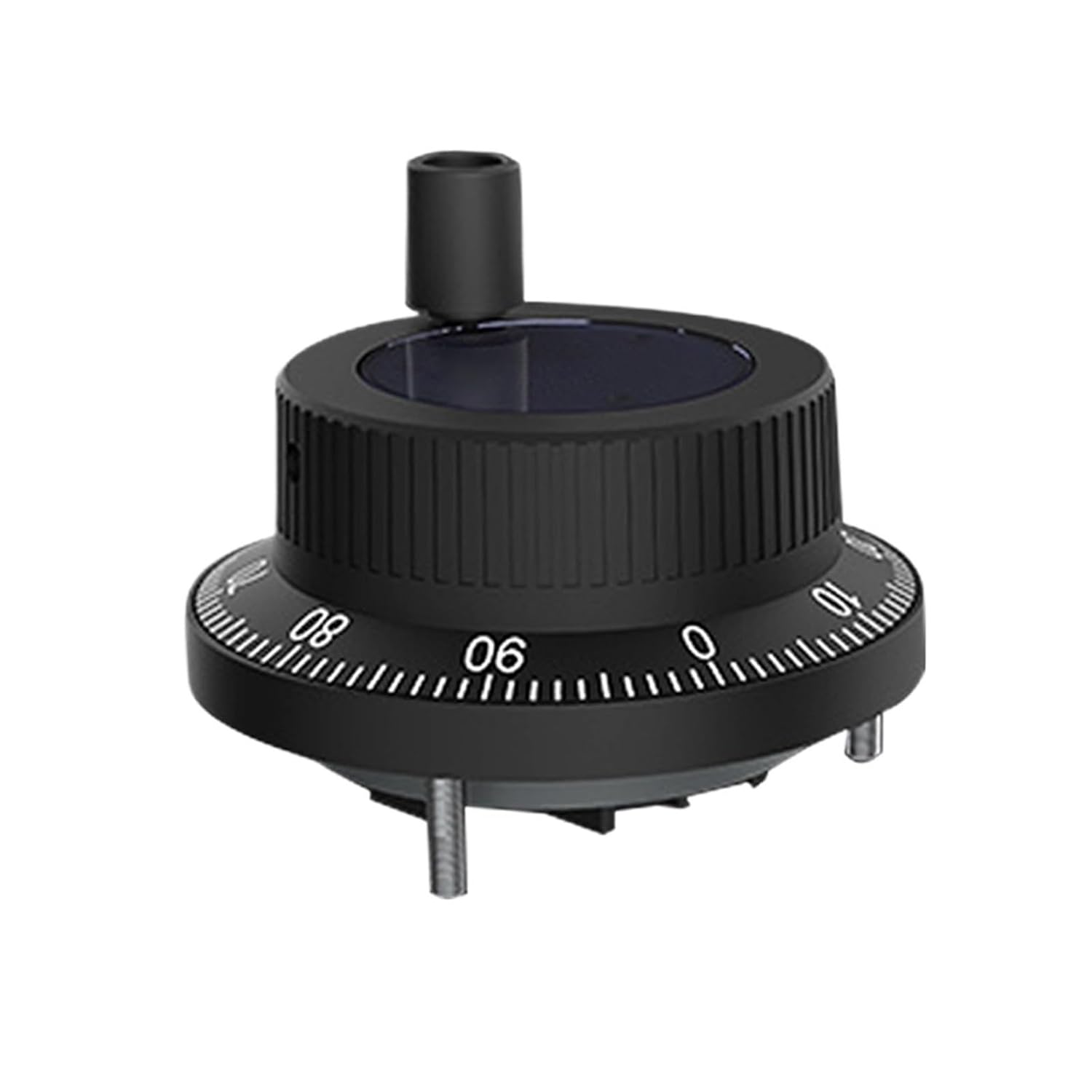 ZS61 CNC Numerical Control Electronic Handwheel Lathe Hand Shake Wide Number PLC System Pulse Generator Hand Pulse Wheel(Ew,6PIN 5V - 100PPR_60MM)