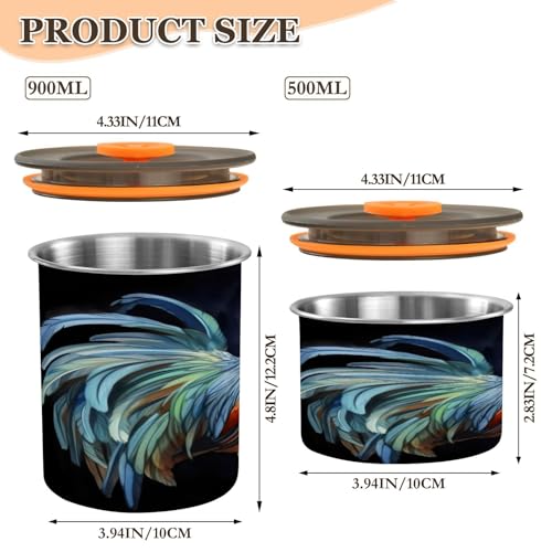 Envase Hermético de Acero Inoxidable para Café 30oz miniatura 3
