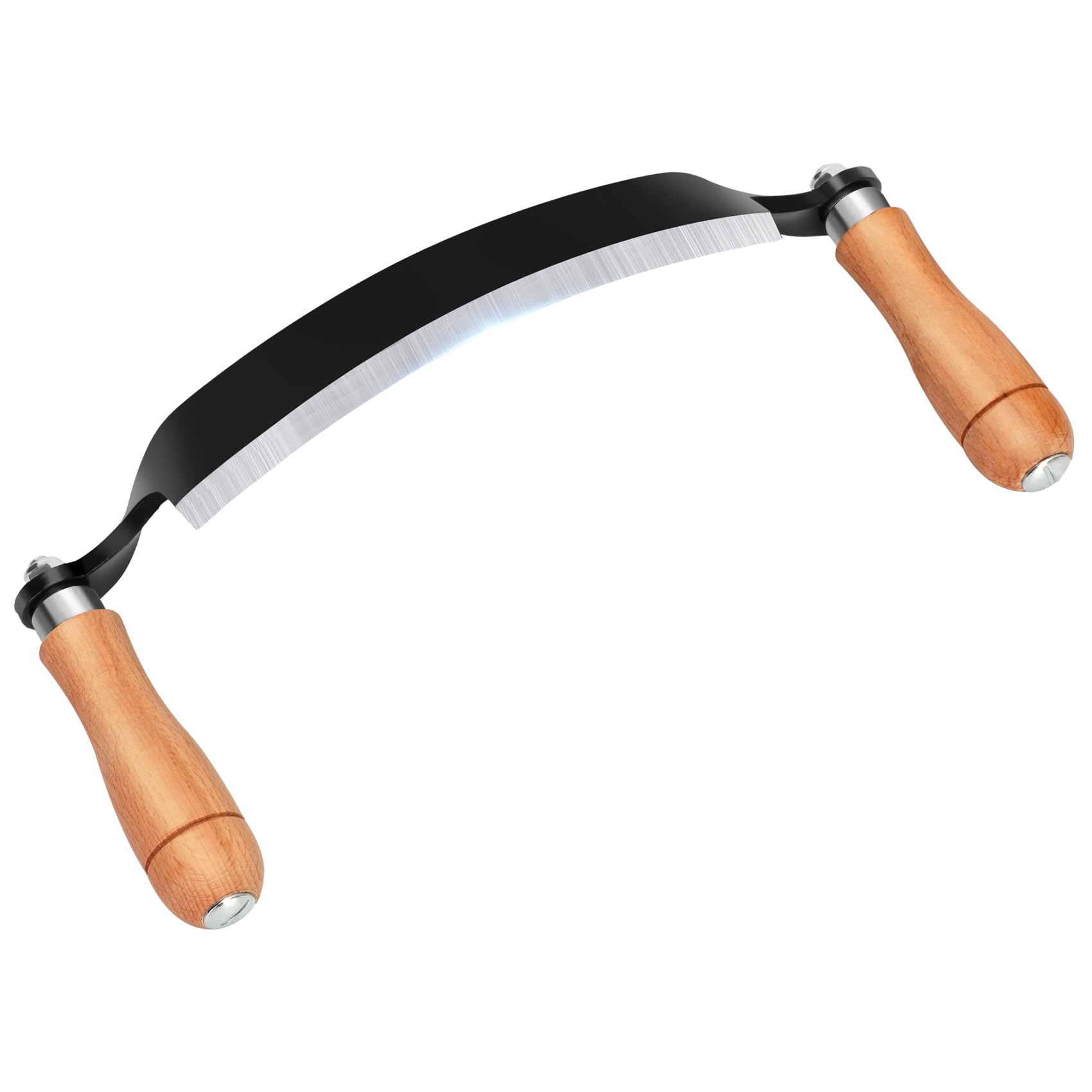 10'' Draw Knife,Draw knife debarking tool,Curved Draw Knife,Draw Shave Tool Debarking Hand Tool,ergonomic handle,simple and effortless to use,bark stripper tool