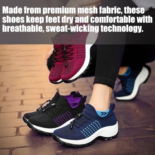Comfort Wear Orthowear Shoes for Women, 2025 New Orthopedic Shoes Plantar Fasciitis Ortho Stretch Cushion Sneakers4