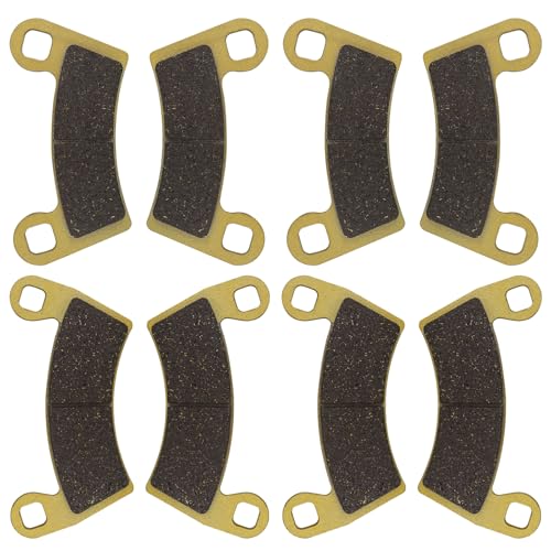 Image of Zinger Brake Pads for Polaris Ranger XP 1000 2018-2023,4 Set Front and Rear | Sintered Copper Brake Pads for Polaris General 1000 EPS 2016-2023,Ranger Crew XP 1000 2020-2023,General 1000 Sport 2020-2025