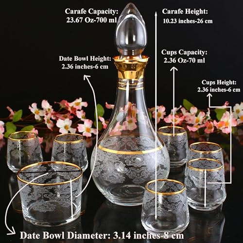 Set de 8 vasos y accesorios Zamzam para servir miniatura 2