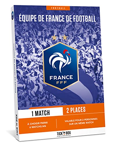 Tick'n Box - Coffret Cadeau - Divertissement - Equipe De France De Football - Billets Valables pour Un Match Au Choix Parmi Tous Les Matchs À Domicile (Hors Coupes) Cover