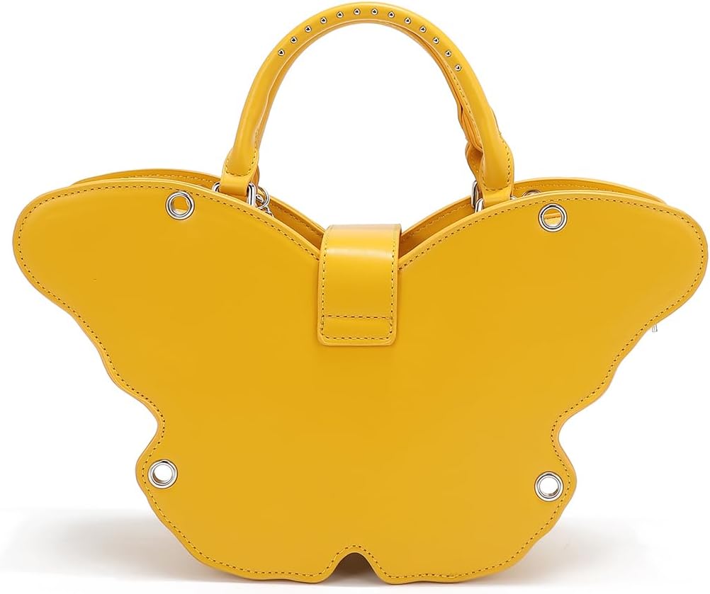 Nicole Lee Butterfly Handbag, Rhinestone Embellished, Dual Top Handles
