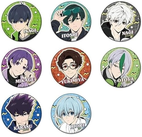 TVアニメ『ブルーロック』 ビビッドカラーカンバッジ 8個入りBOX