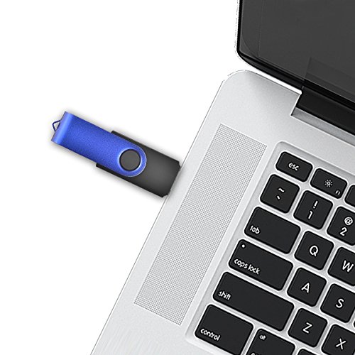 USB Stick 8GB 10 stück Speicherstick Einklappbarer USB 2.0 Transmemory Memory Stick (Blau) – Bild 5