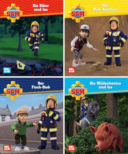 Nelson Mini-Bücher: 4er Feuerwehrmann Sam 25-28: Vorlesespaß für...