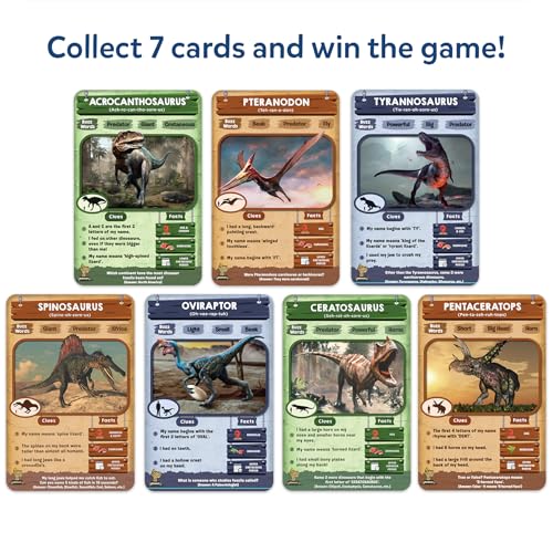 Image of Skillmatics Guess in 10 Dinosaurs - Trivia Game for Kids and Families