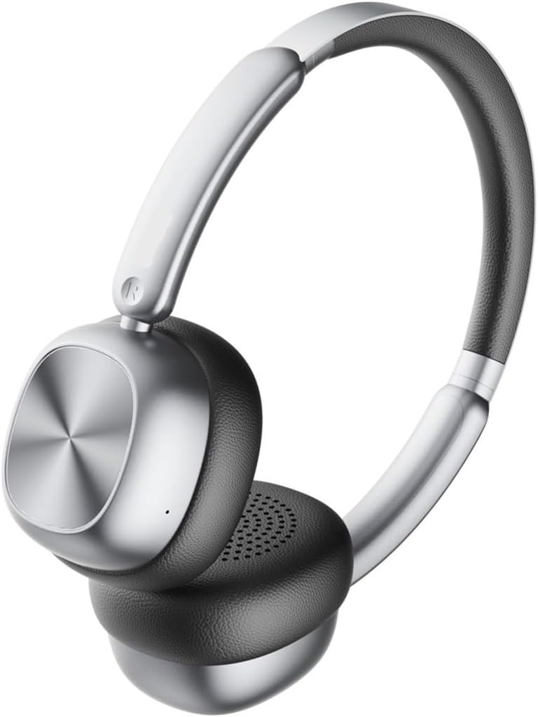 Compatible for Bluetooth 6.0 Headset HD Call Wireless Low Latency Gaming Headphone HiFi Sound Earphones Long Endurance(Black)