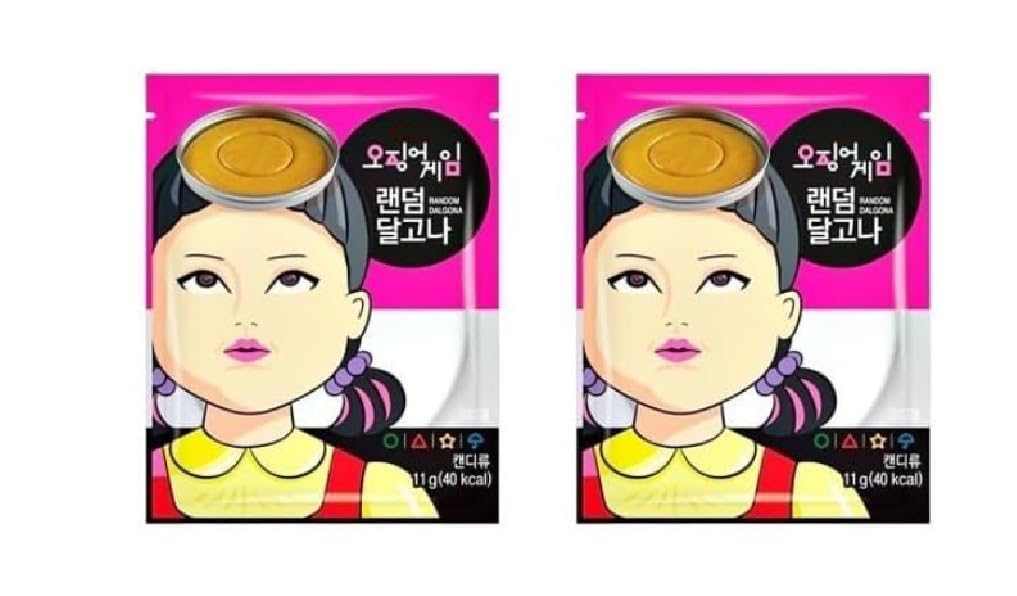1箱　10個セット　イカゲーム　韓国　限定　ダルゴナ　ヨンヒ 韓国限定】GS25 イカゲーム タルゴナ 1箱10個セット パッケージ2